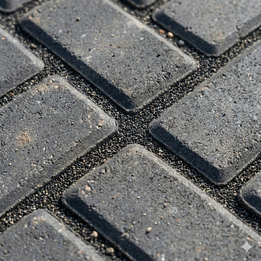 POLYSAND PFM Farbe: basalt.  Das Profi-Fugenmaterial für die ungebundene Bauweise.