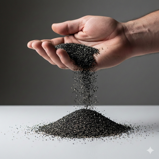 POLYSAND PFM Farbe: basalt.  Das Profi-Fugenmaterial für die ungebundene Bauweise.